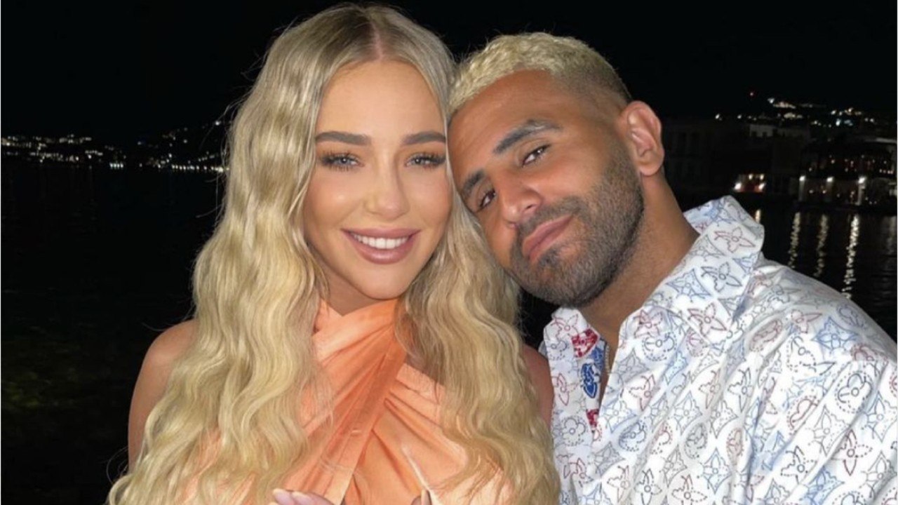 VOICI : CAN 2022 - Riyad Mahrez : qui est Taylor Ward, la femme du célèbre joueur de l'équipe d'Algérie ?