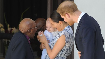 VOICI : Mort de Desmond Tutu : le prince Harry et son épouse Meghan lui rendent un vibrant hommage