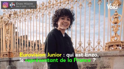 VOICI : Eurovision Junior : qui est Enzo, le représentant de la France ?