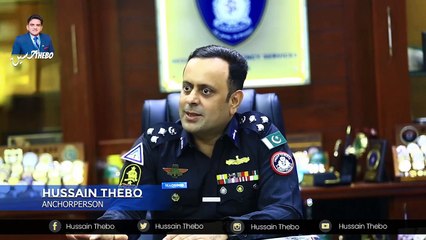 Snippets of exclusive interview of DIG Security and Emergency Services Division Maqsood Ahmed  with Hussain Thebo