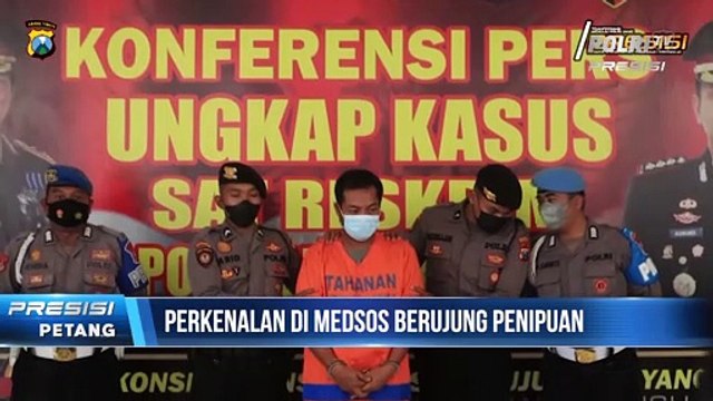 Polresta Sidoarjo Rilis Penipuan dari Perkenalan di Medsos