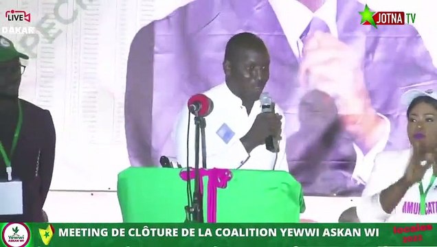 Meeting de clôture de YAW à Dakar: le message de Docteur Cheikh Tidiane Dieye