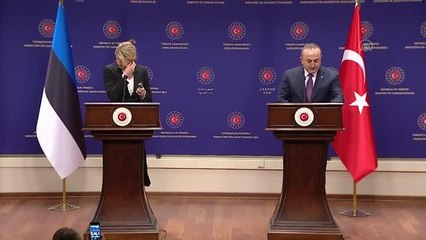 Çavuşoğlu: "(Estonya) İlişkilerimizi her alanda derinleştirmek konusunda irademizi bir kere daha ortaya koyduk"