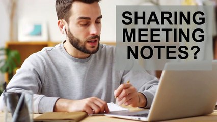 Sharing Meeting Notes!