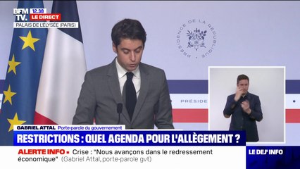 Gabriel Attal: "Si nous avons réussi à éviter le scénario catastrophe c'est bien parce que le vaccin a pleinement joué son rôle de bouclier"