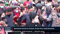 Bagikan Kaos di Pasar, Picu Kerumunan