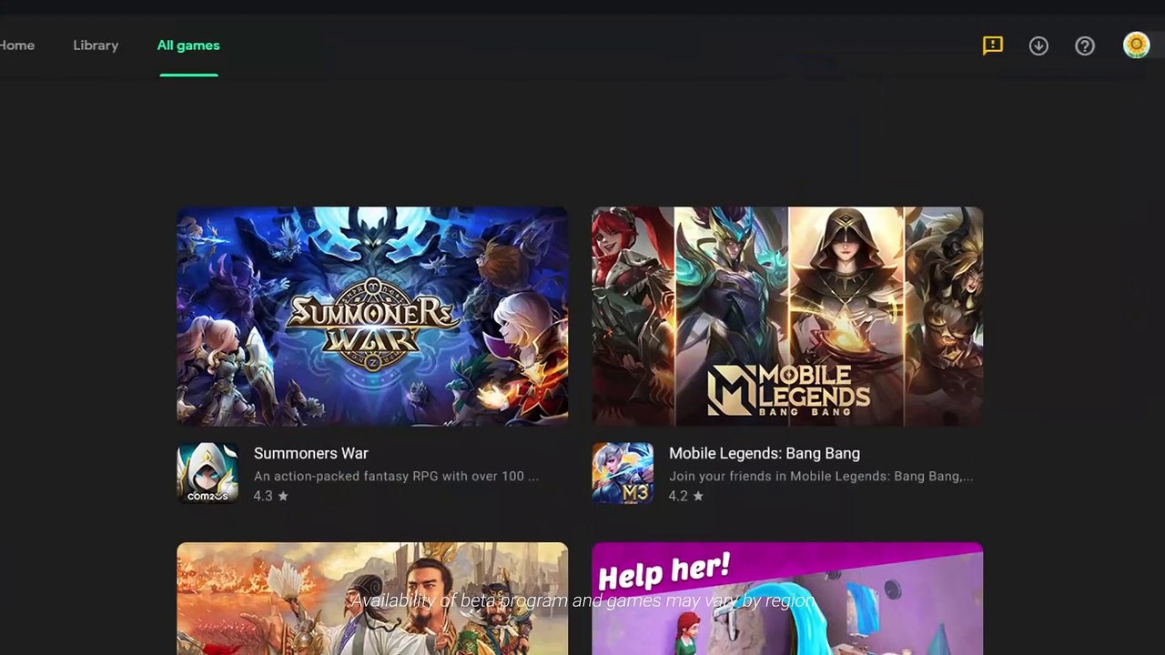 Google Play Games Beta