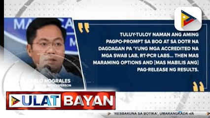 Palasyo, tiniyak na ligtas at ‘di dapat ikabahala ang updated guidelines sa quarantine, isolation, at testing para sa COVID-19 sa bansa
