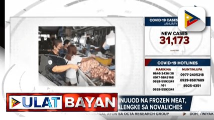 May 90-kilo ng bulok at inuuod na frozen meat, nakumpiska sa isang palengke sa Novaliches