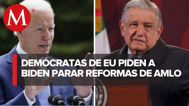 Senadores de EU urgen a Biden a hablar con más fuerza” a AMLO sobre política energética