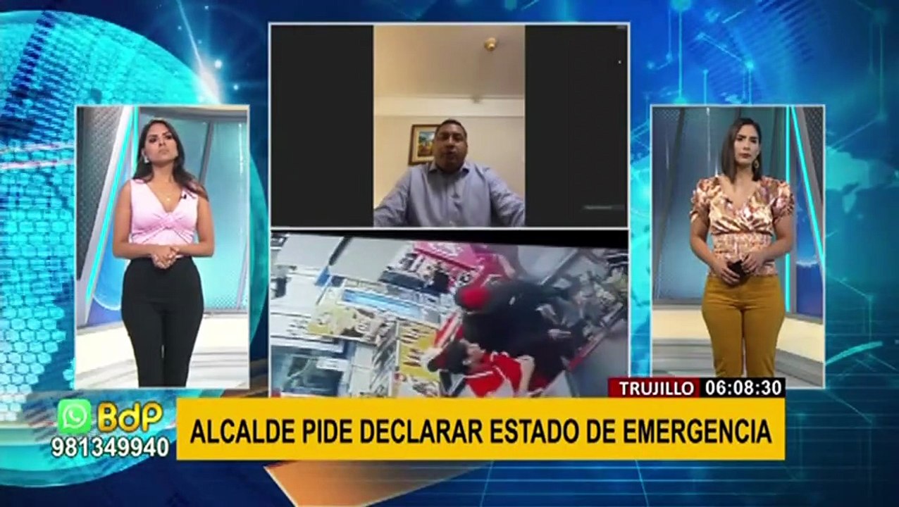 Declaratoria de estado de emergencia: alcalde de Trujillo respalda propuesta del ministro Guillén