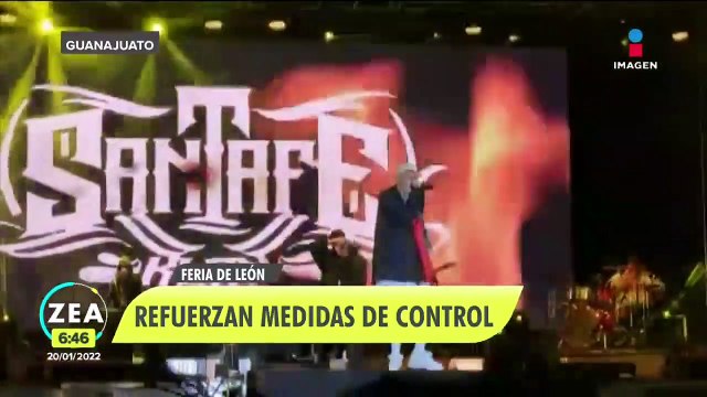 Concierto de Santa Fe Klan en la Feria de León se sale de control