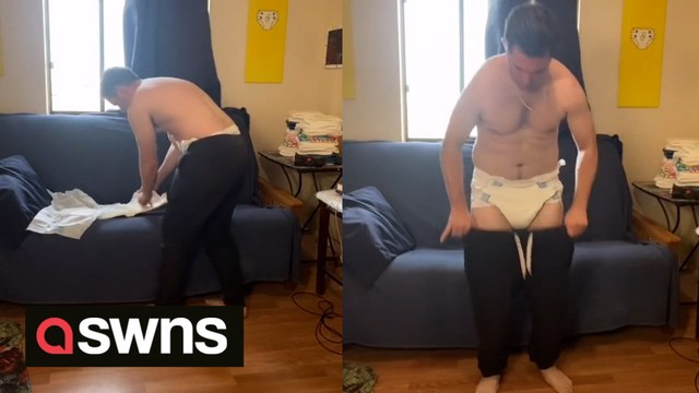 US man who wears adult nappies and hopes to shatter stigma associated with his condition