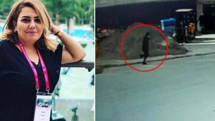 Hemşire Ömür Erez'i başından vurarak öldüren caninin kaçtığı anlar kamerada