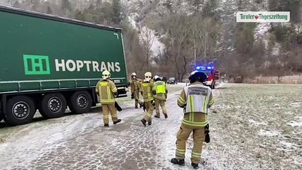 Lkw-Fahrer verirrte sich in Jenbach