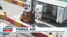 First aid flights arrive in Tonga after big volcano eruption