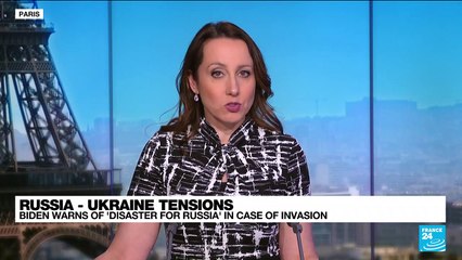 Biden warns of 'disaster for Russia' if they invade Ukraine