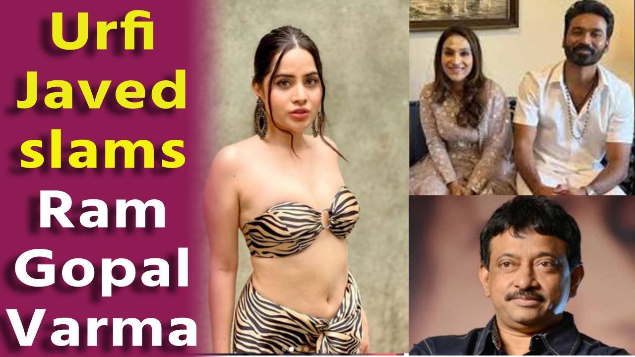 Urfi Javed REACTS to RGV comment on marriage, Dhanush-Aishwaryaa separation & more