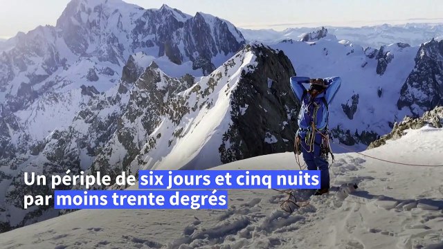 Mont-Blanc: un Français gravit en solo la face nord des Grandes Jorasses