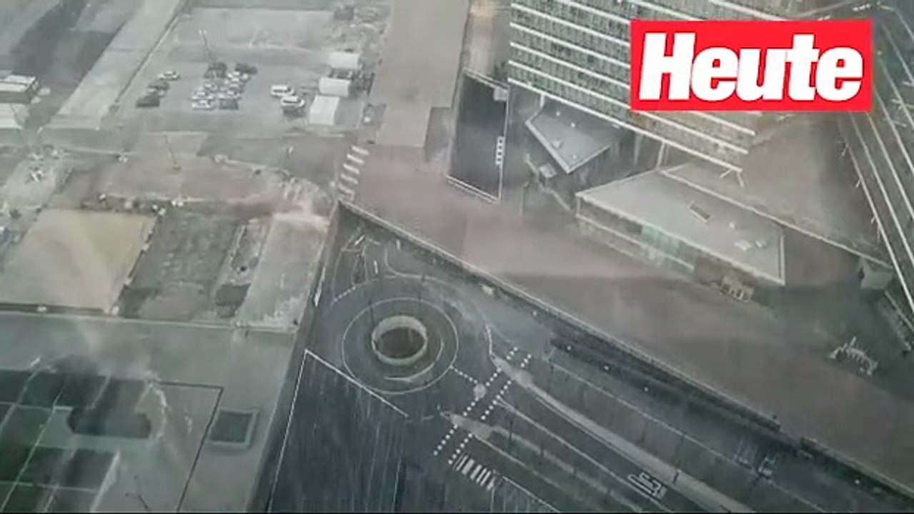 'Alles ist weiß' – Schneehagelsturm in ganz Wien