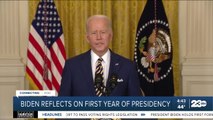 Joe Biden reflects on first year as president