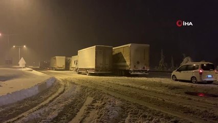 TEM'de trafik Bolu Tüneli'nden Düzce'ye ulaştı