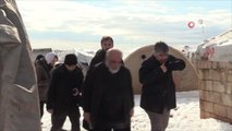 Suriyeli mültecilerin çadırları kar altında kaldıDonma tehlikesi ile karşı karşıya kalan Suriyeli mültecilerin yardımına Türk sivil toplum...