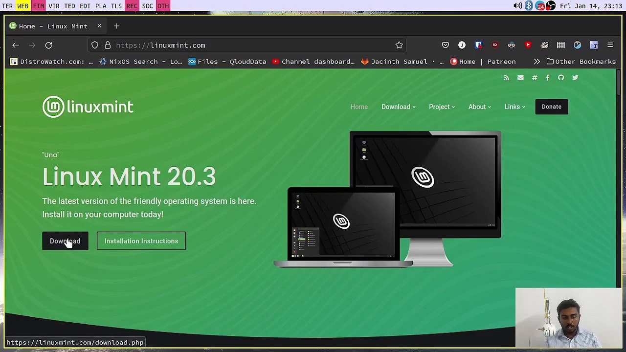 Linux Mint 20.3(Una)- Installation and Overview
