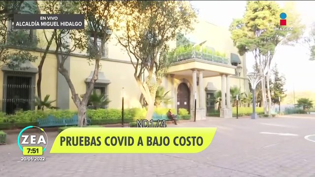 Instalan módulo de pruebas Covid-19 a bajo costo en la alcaldía Miguel Hidalgo