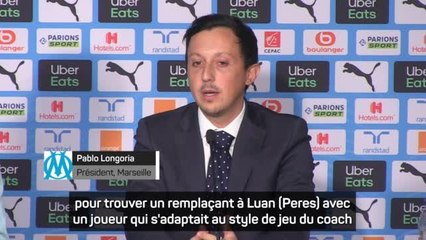 Marseille - Longoria : "Nous sommes ouverts à des sorties"