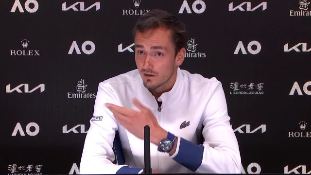 Open d'Australie 2022 - Daniil Medvedev : If I manage to pass Novak Djokovic, I must receive a lot of credit, it doesn't matter if Novak hasn't lost while playing