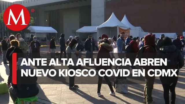 Instalan nuevo macroquiosco en Coyoacán para pruebas rápidas de covid