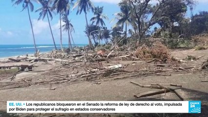 Tonga: llega la ayuda humanitaria luego de devastadora erupción y posterior tsunami