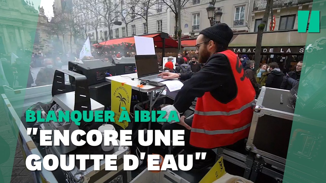 Nouvelle manifestation d'enseignants, en mode Blanquer à Ibiza