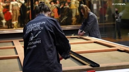 El Rijksmuseum restaura 'La ronda de noche' de Rembrandt