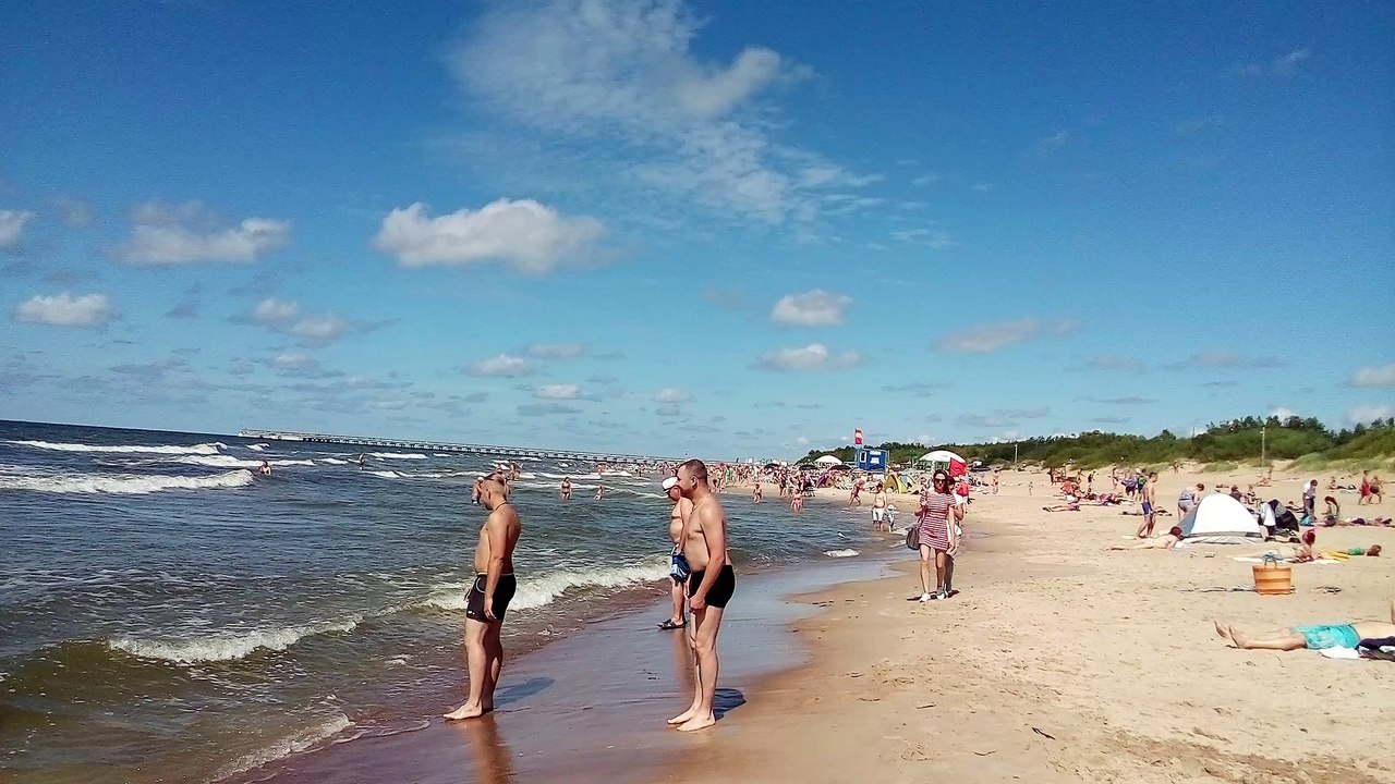 Пляжи Паланги. Литва.