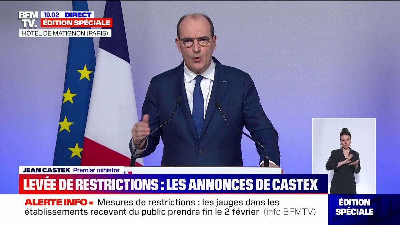 Jean Castex: "Le nouveau pass vaccinal entrera en vigueur lundi prochain"