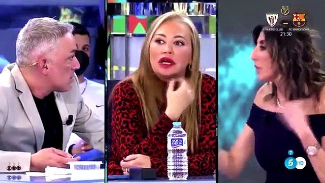 Paz Padilla abandona el plató de 'Sálvame' después de enfrentarse con Belén Esteban