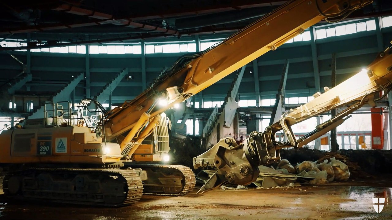 Abriss des Dusika-Stadions in Wien