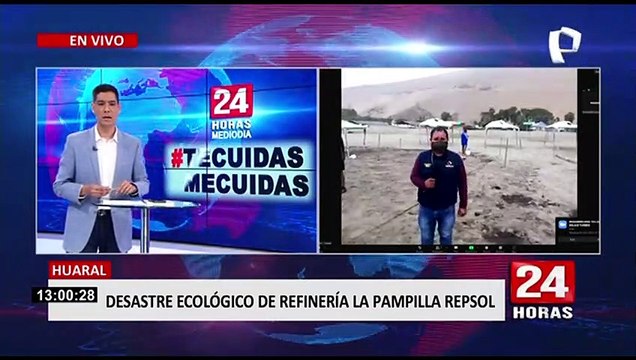 Derrame de petróleo: La Marina, El Ejército y empresas pesqueras limpian playas de Huaral