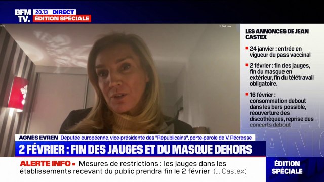 Agnès Evren: On peut regretter que le Premier ministre ait été évasif sur la durée du pass vaccinal