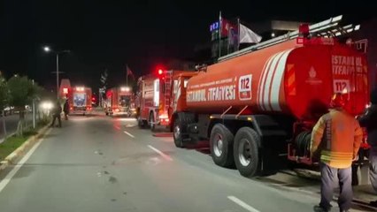 Son dakika! TUZLA'DA MOBİLYA FABRİKASINDA YANGIN