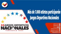 Deportes VTV | 7.068 atletas participarán en XX Juegos Deportivos Nacionales