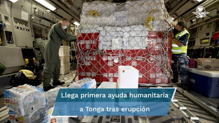 Tonga recibe primera ayuda humanitaria tras erupción volcánica y tsunami