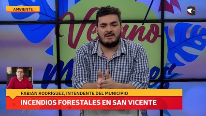 Incendios forestales en San Vicente