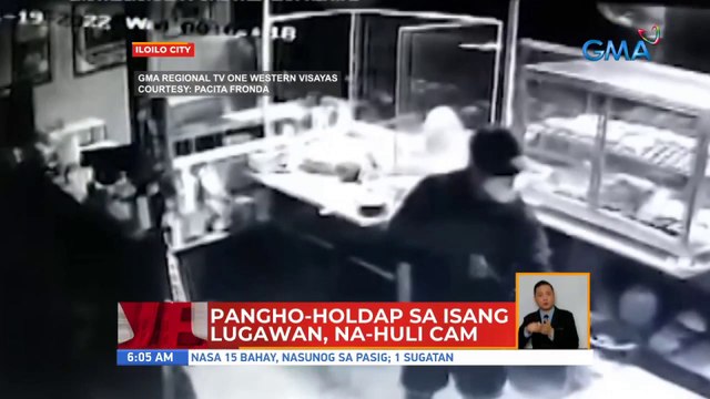 Pangho-holdap sa isang lugawan sa Iloilo City, na-hulicam | UB