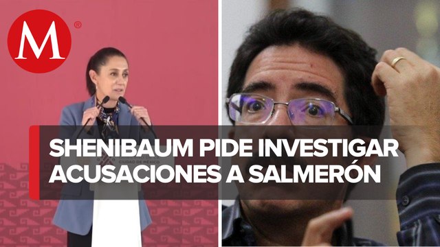 Denuncias contra Pedro Salmerón deben presentarse ante las autoridades: Sheinbaum