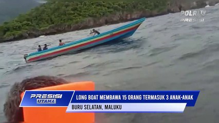 Polisi Evakuasi 15 Penumpang Tenggelam di Pulau Buru