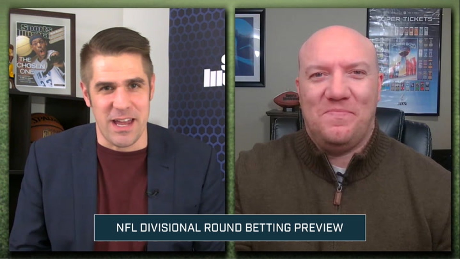 ⁣Saturday NFL Divisional Round Betting Preview