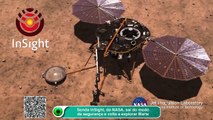 Sonda InSight, da NASA, sai do modo de segurança e volta a explorar Marte